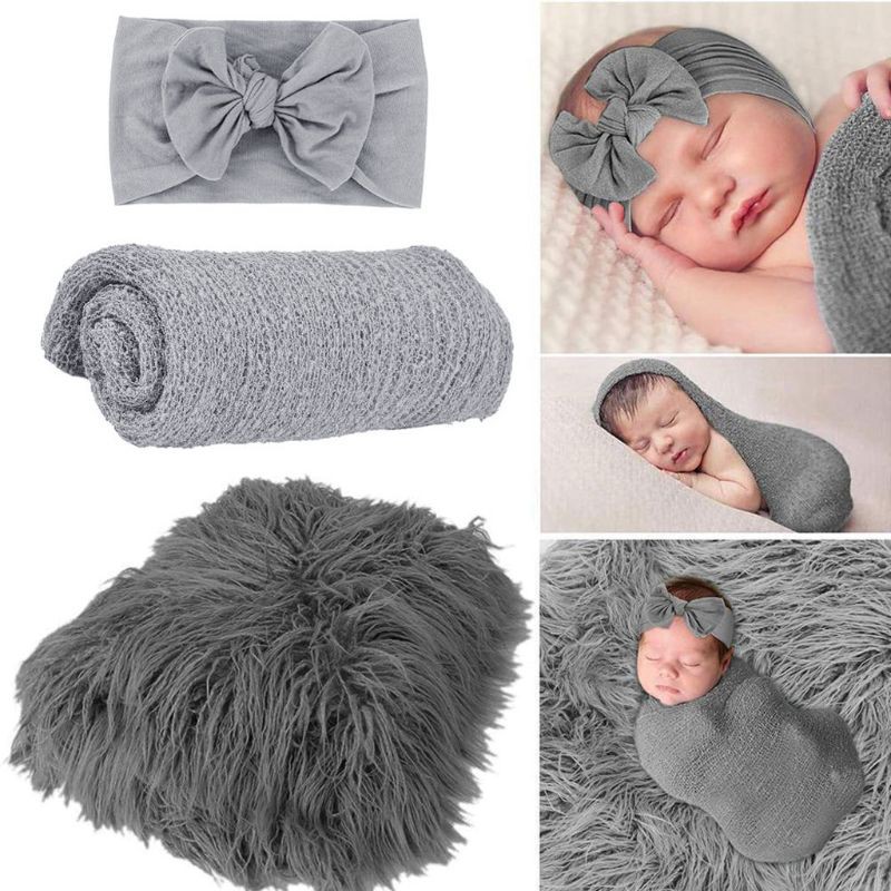 Set 3 Phụ Kiện Chụp Hình Cho Bé Sơ Sinh