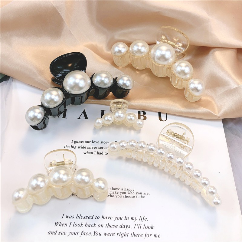 Kẹp Tóc Đính Ngọc Trai Nhân Tạo Xinh Xắn Cho Nữ