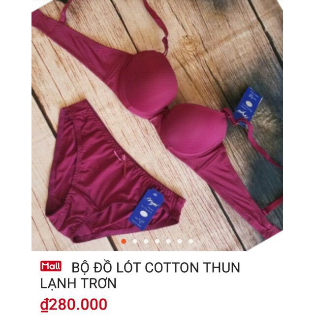 B522 Bộ Đồ Lót Trơn Mút Mỏng có gọng Hàng Việt Nam Xuất chính Hãng Boya