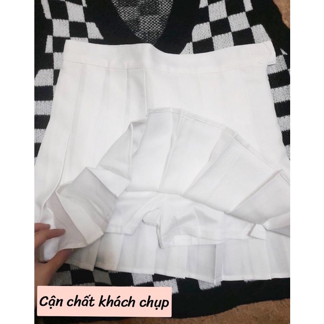 Chân váy ngắn xếp hai lớp hàng QC ( kèm hình thật) | BigBuy360 - bigbuy360.vn