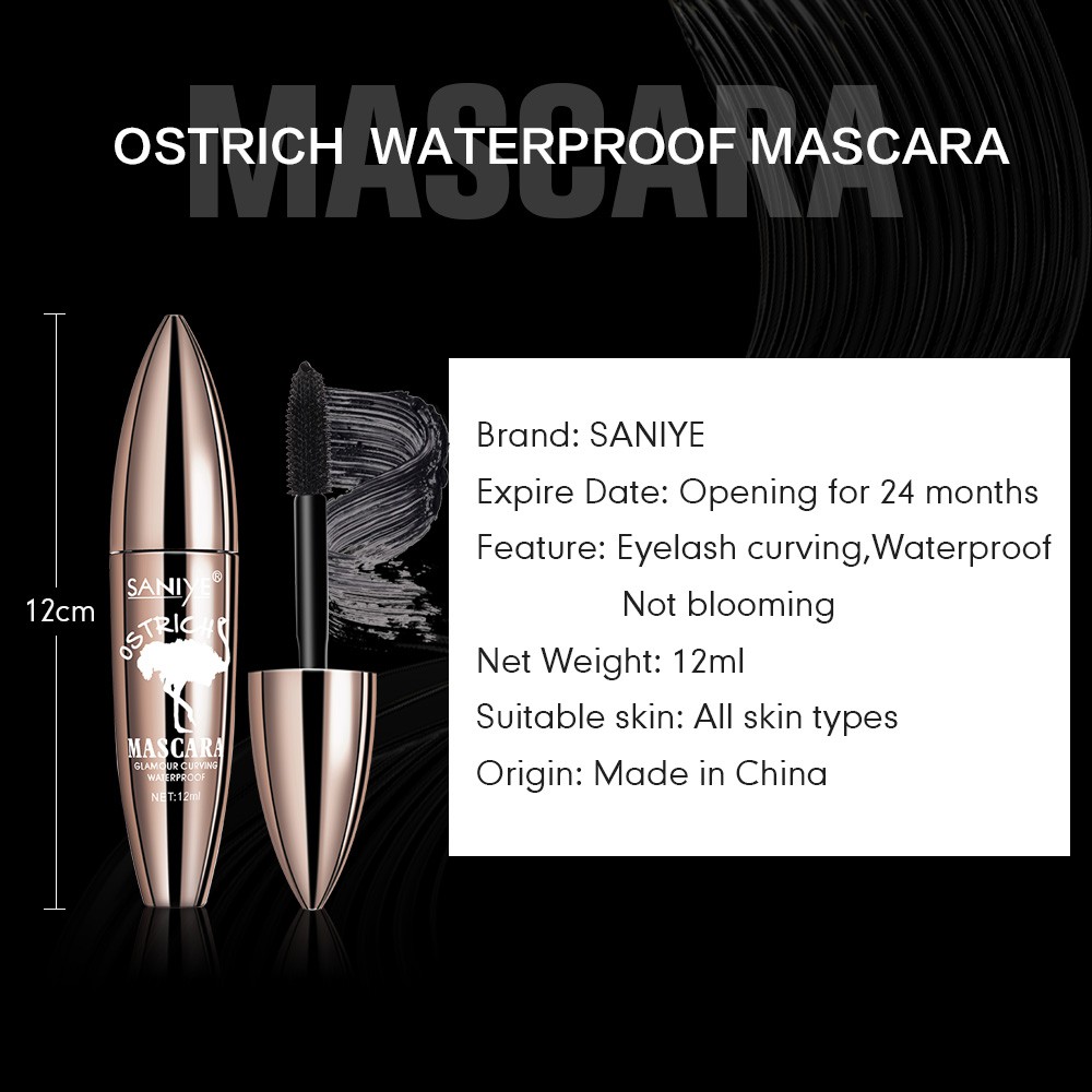 【SANIYE】Original Black Mascara 3D Bulu Mata Eyelash Curling Thick Lengthening Maska M1018 | BigBuy360 - bigbuy360.vn