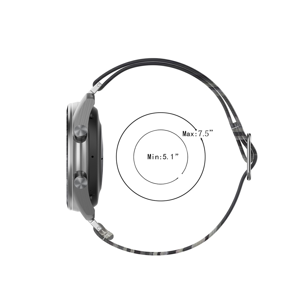 Dây đeo nylon kích cỡ 20mm cho đồng hồ Samsung Galaxy Watch 3 41mm/ Galaxy Active/ Active 2 40mm/ 44mm/ Galaxy 42mm