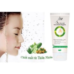 [GIÁ GỐC] Sữa rửa mặt Face Wash Kingphar dưỡng ẩm, trắng da - Tuýp 100g