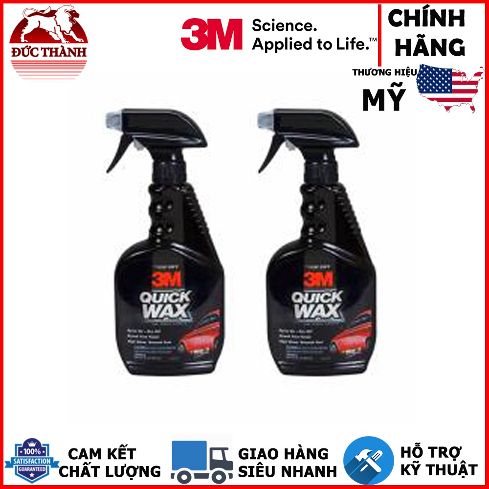 Bộ 2 sản phẩm chai xịt bóng nhanh 3M Quick Wax3M PN39034 473ml