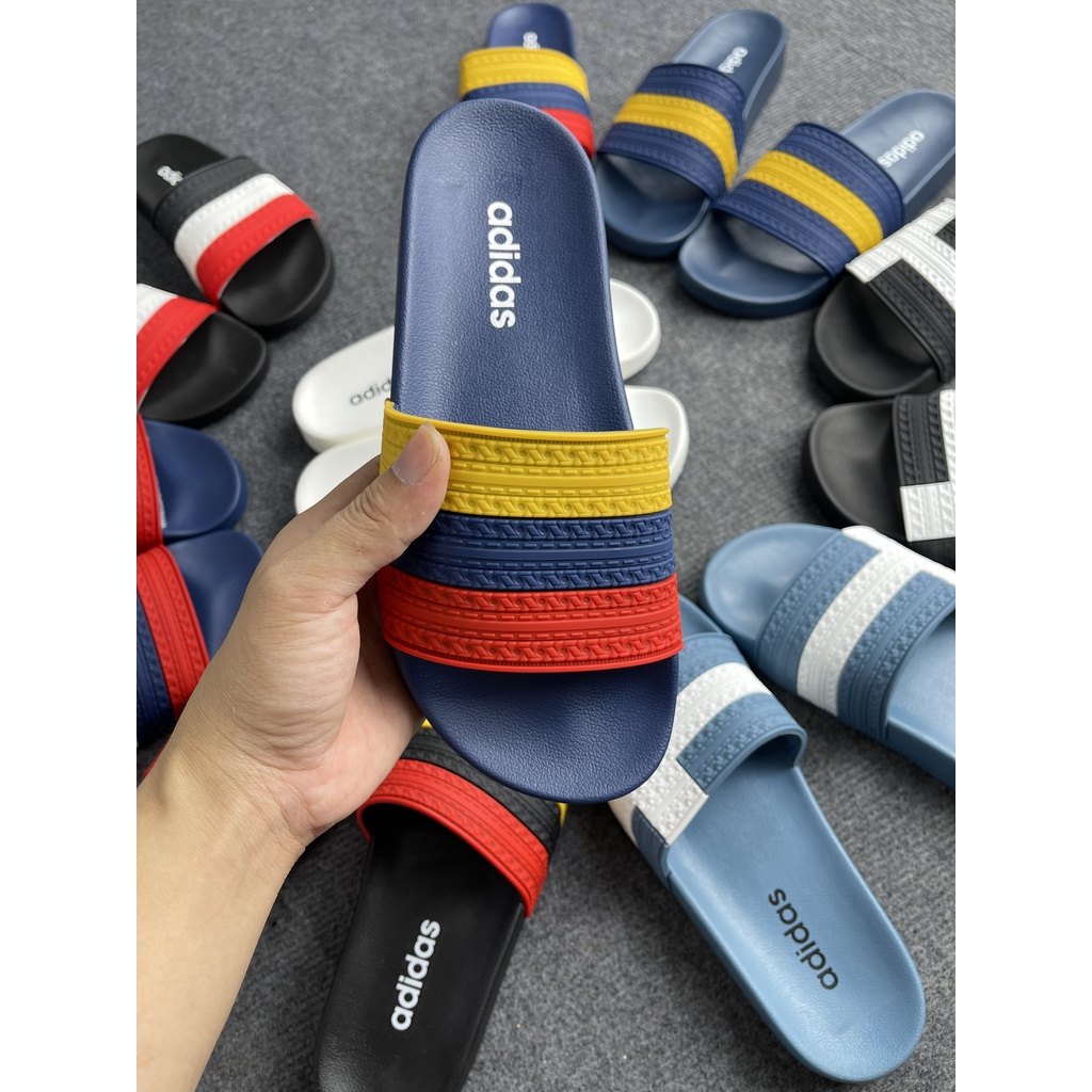 [FREE SHIP] Dép Nam adidas cao cấp, Dép quai ngang, Dép đẹp chống nước, Dép đế chữ Adidas