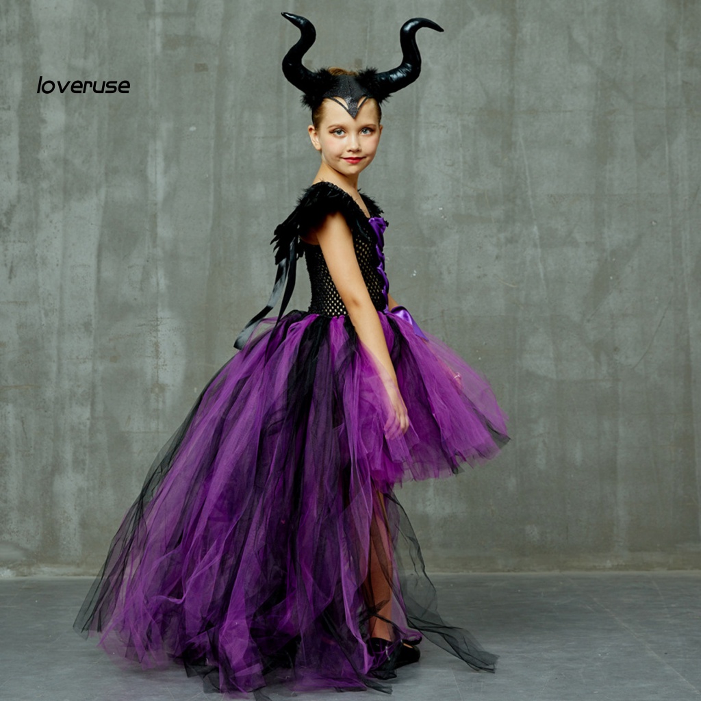 1 Bộ Đầm Hóa Trang Halloween Nữ Hoàng Ác Quỷ Thân Thiện Với Da