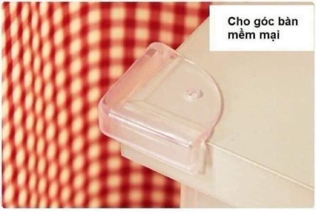 Combo 4 chiếc Bịt góc bàn silicon an toàn cho bé