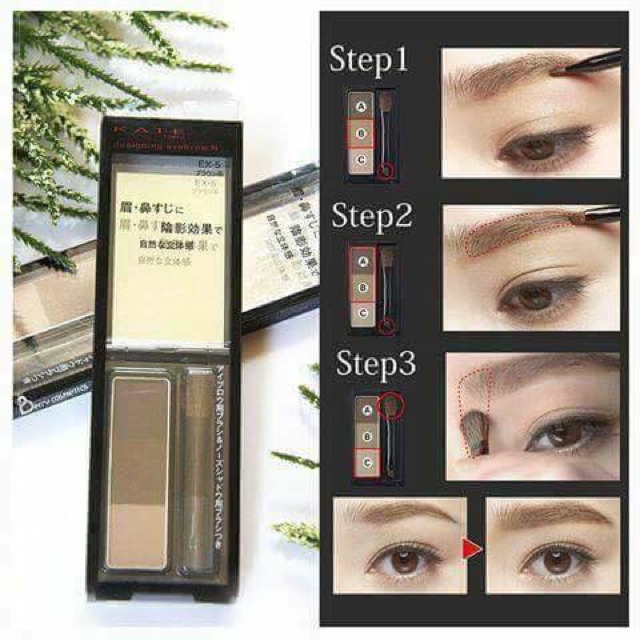 Bột kẻ chân mày Kate Tokyo Designing eyebrow N