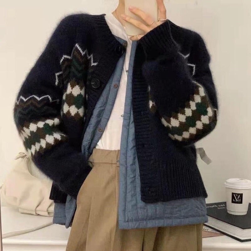 ÁO CARDIGAN LEN DỆT NHẸ NHÀNG HÀN QUỐC