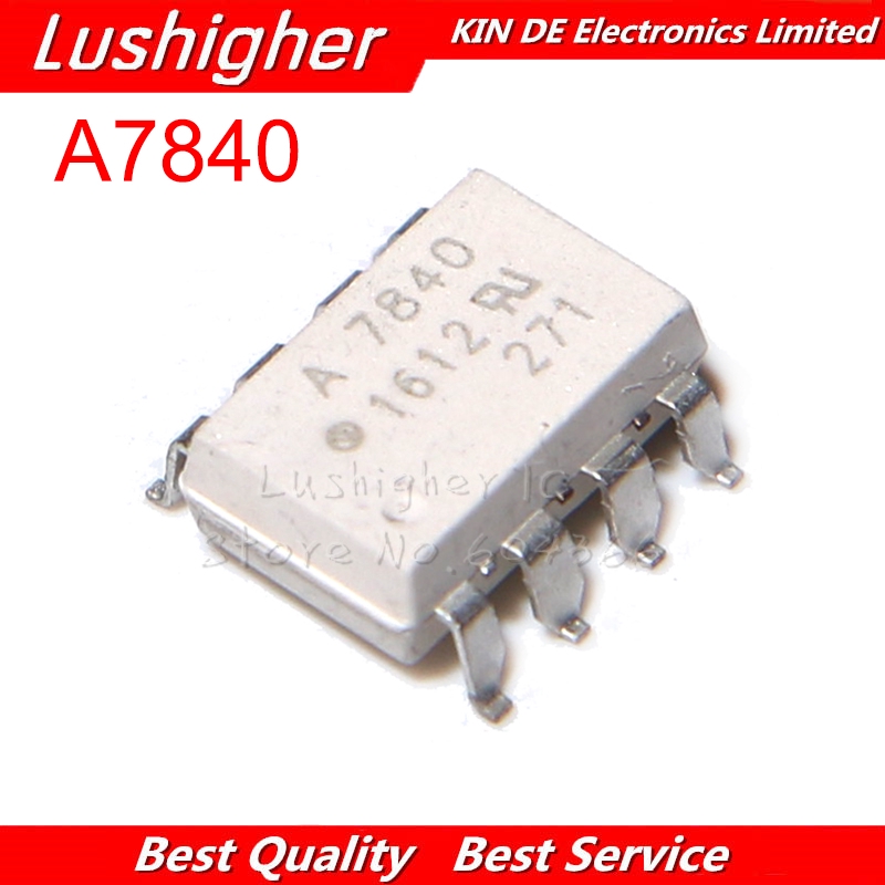 5 Chiếc HCPL-7840-500E HCPL7840 SOP8 HCPL-7840 SOP-8 A7840 SOP Quang Điện Khớp Nối Miễn Phí Vận Chuy