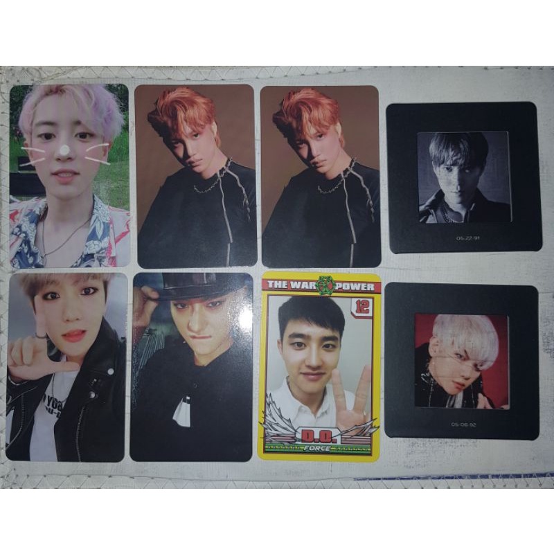 EXO card OFFICIAL (Chanyeol, Baekhyun, D.O,...)