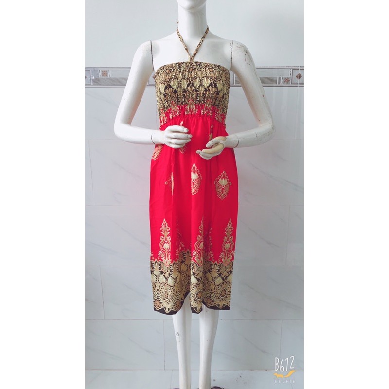 [chọn màu/45-60ký]Đầm maxi lanh ống 9 tấc | BigBuy360 - bigbuy360.vn