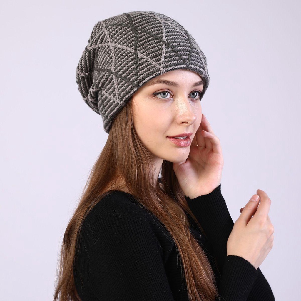 Mũ Beanie Không Vành Thời Trang Thu Đông Cho Nữ