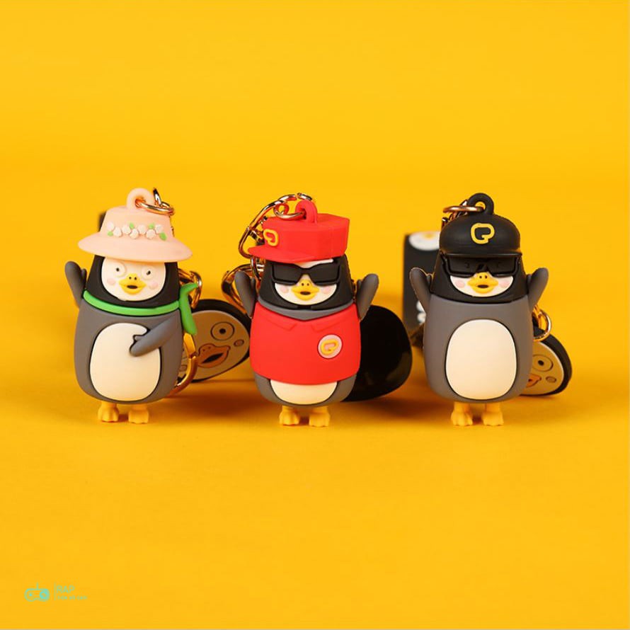 Móc khóa, móc túi chim cánh cụt nhiều hình dễ thương cute dùng làm quà tặng, dây treo balo, túi xách, ví cầm tay - Rap