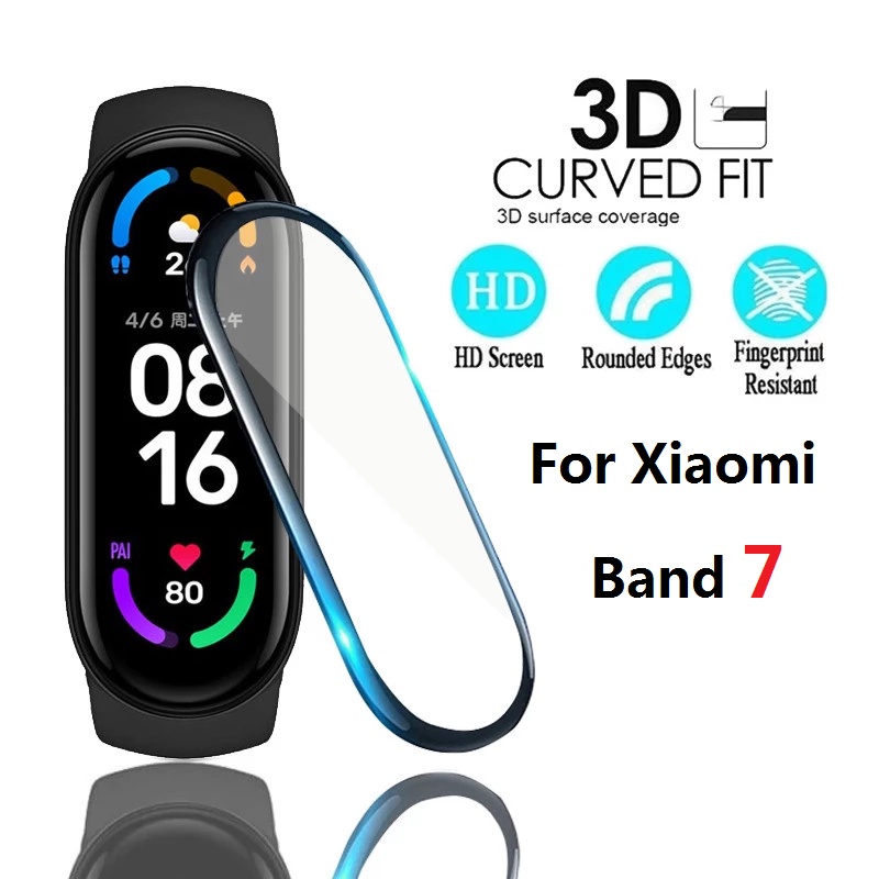 Miếng Dán Bảo Vệ Màn Hình Cong 3D Cho Xiaomi Mi Band 7 Miband 7