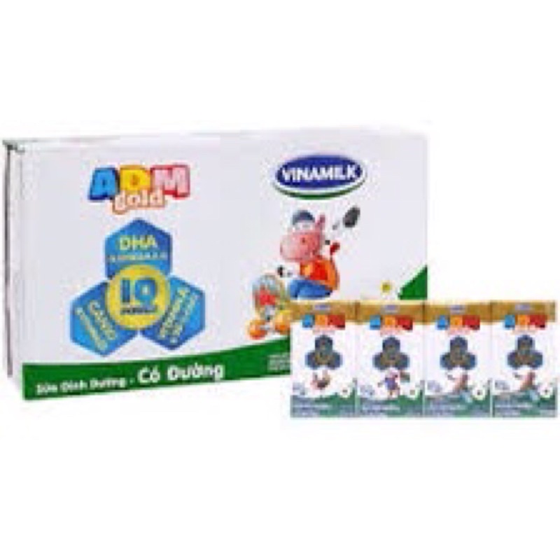 Thùng Sữa Tươi ADM Có Đường 48 hộp x 110ml