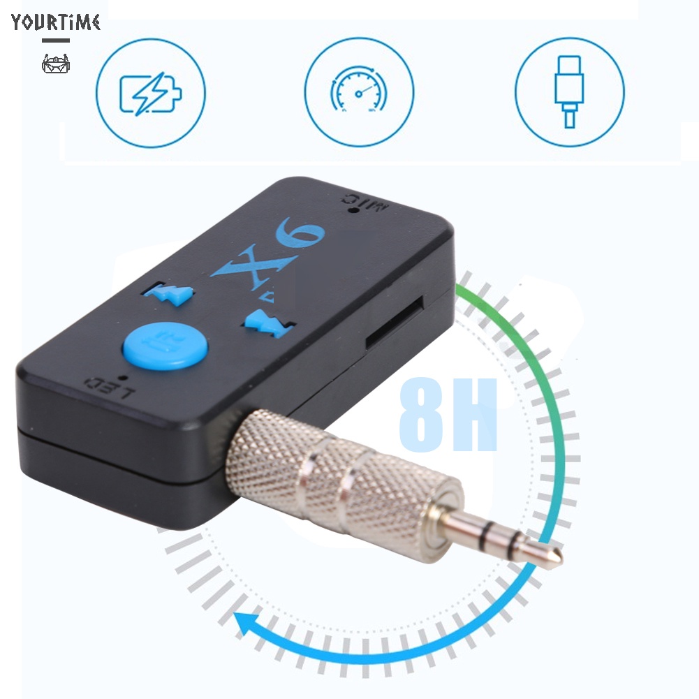 Thiết bị nhận tín hiệu âm thanh Bluetooth 4.2 không dây X6 jack cắm 3.5mm