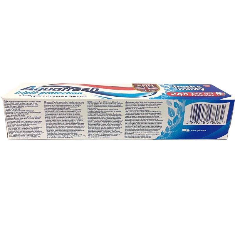 Kem đánh răng Aquafresh Triple Protection Cavity