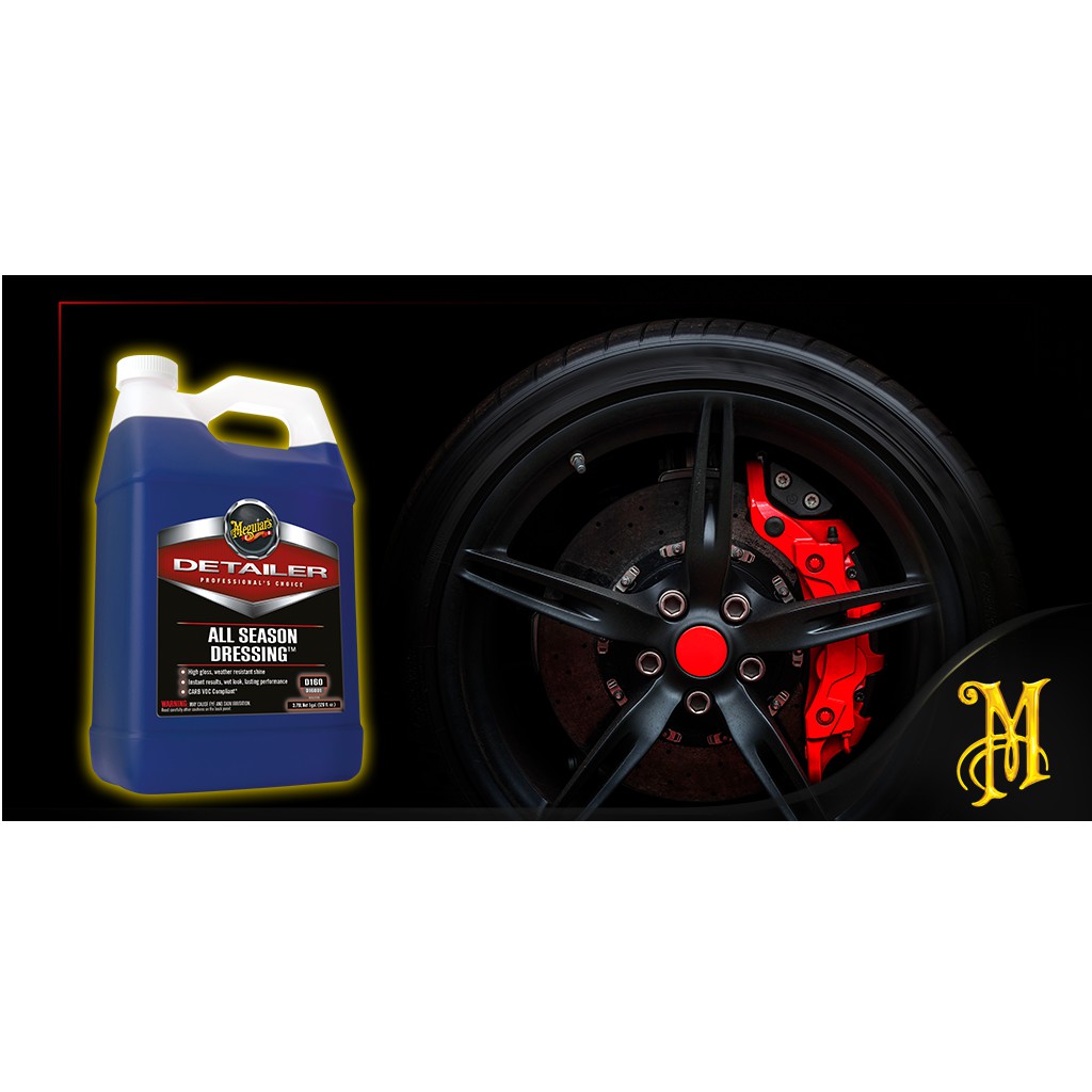 Meguiar's Dung dịch dưỡng đen nhựa, cao su - All Season Dressing, D16001, 3,78 L