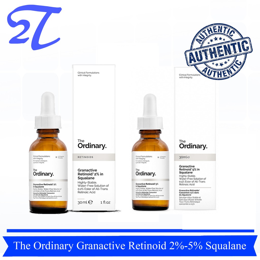 [AUTH] Serum Granactive Retinoid 2% 5% In Squalane The Ordinary Chống Lão Hóa 30ml