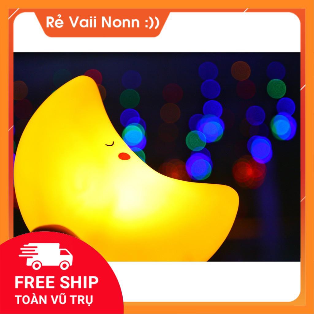 đèn trang trí để bàn hình Mặt Trăng [Hình chụp của shop + Video]