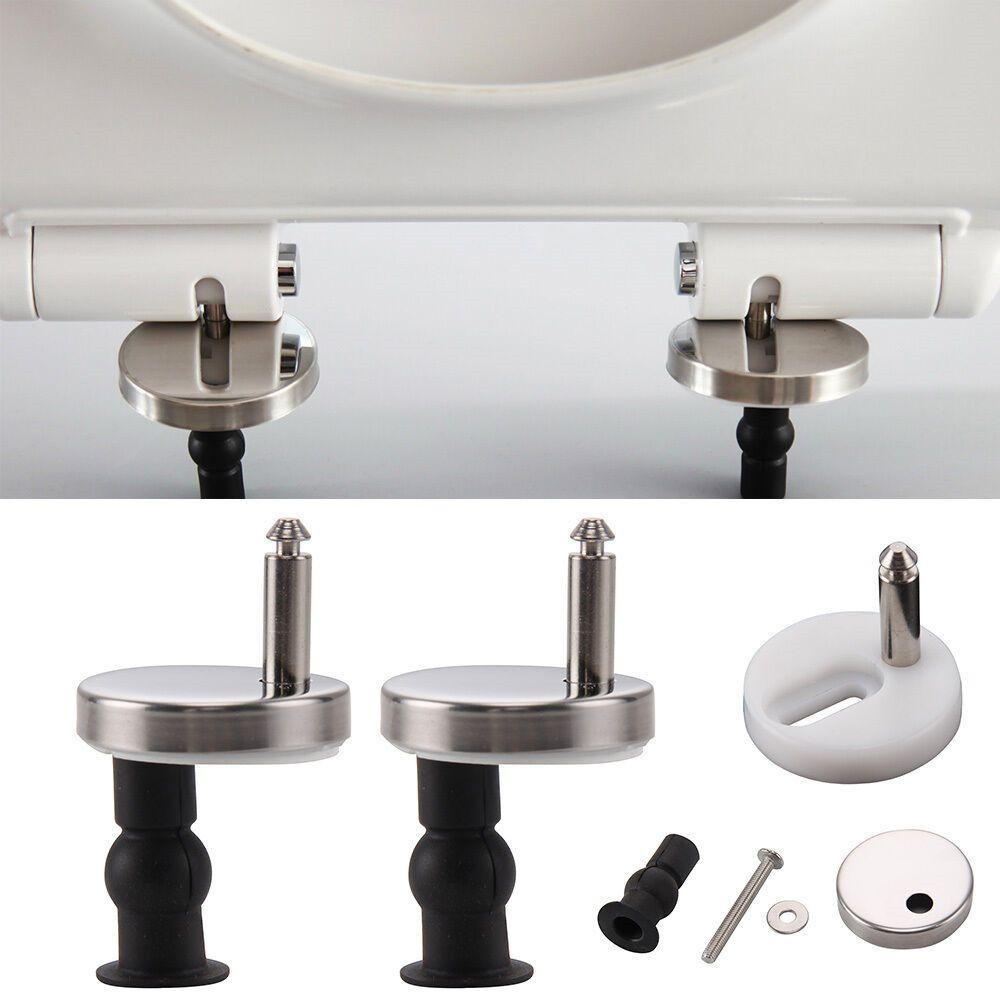 Set 2 Bản Lề Cửa Toilet Bằng Chrome Tiện Dụng