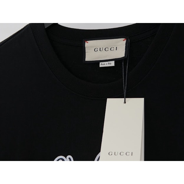 Áo Thun GUCCI HỔ THÊU Unisex Logo Ngang , Áo thun Thêu Logo BIG SIZE The.Peguin