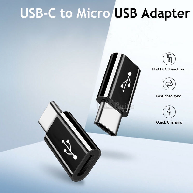 2X Bộ chuyển đổi USB 3.1 typeC sang Micro USB 2.0 5Pin