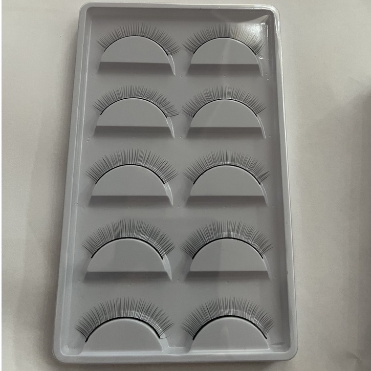 Mi tập nối 5 cặp- nối mi - tạo fan - dụng cụ nối mi