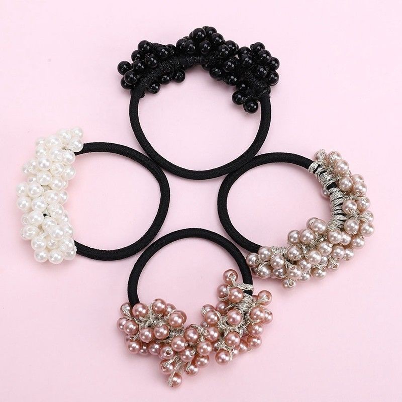 Buộc tóc đính ngọc trai nhân tạo thời trang dành cho nữ