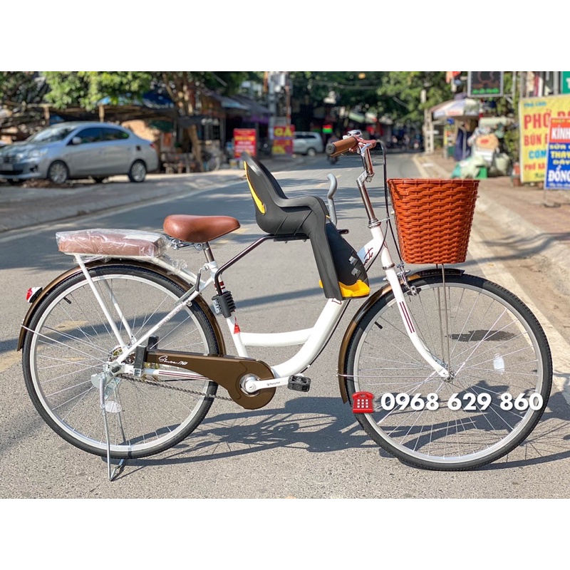 Combo Xe đạp Thống Nhất + ghế trước Bikemate BG6