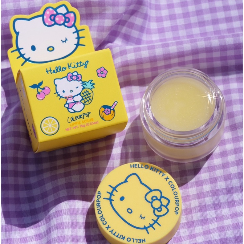 Tẩy da chết cho môi Colourpop Hello Kitty Pineapple Scrub Lippe Scrub