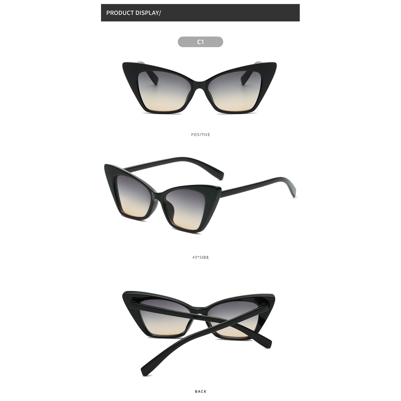 CATEYE Kính Mát Mắt Mèo Gọng Kim Loại Cổ Điển Chống Tia Uv400 2021 Cho Nữ