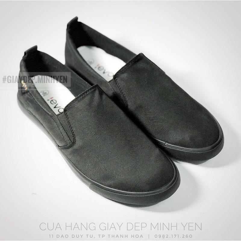 SLIP ON NAM LEYO - GIẦY LƯỜI VẢI NAM ĐẾ MỎNG SO1536