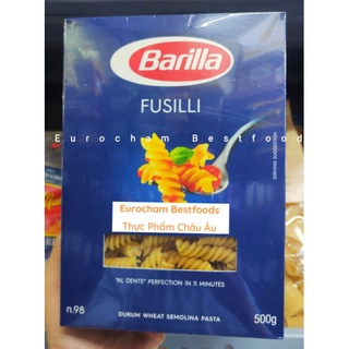 Nui Dạng Xoắn Fusilli Durum Wheat Semolina N98 Barilla 500 Gram