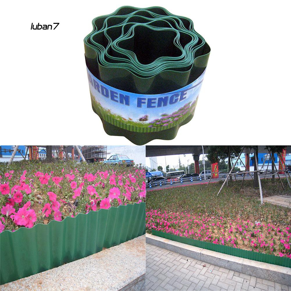 Hàng rào bằng nhựa bảo vệ vườn hoa kích thước 15cm x 900cm