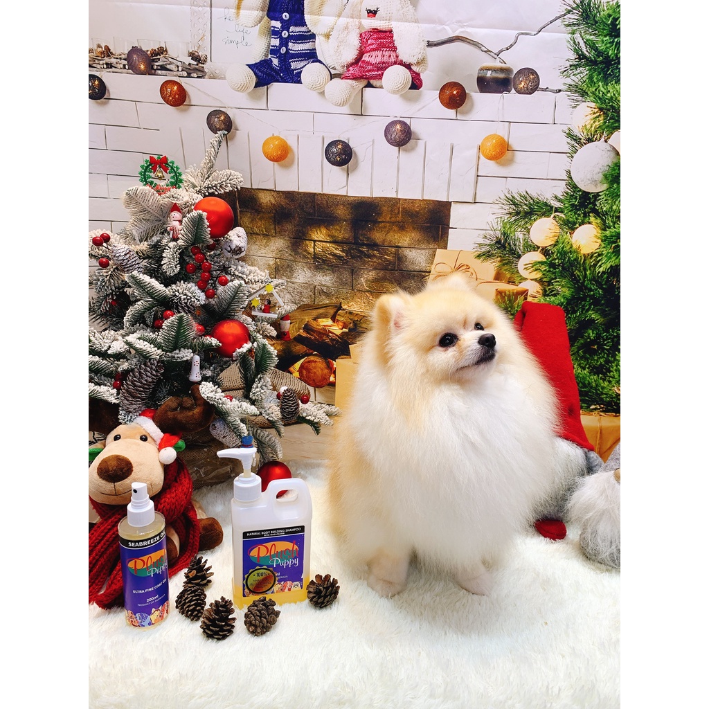Sữa tắm chó mèo PLUSH PUPPY tinh chất lúa mỳ giúp bông lông - Natural Body Building Shampoo with Wheatgerm