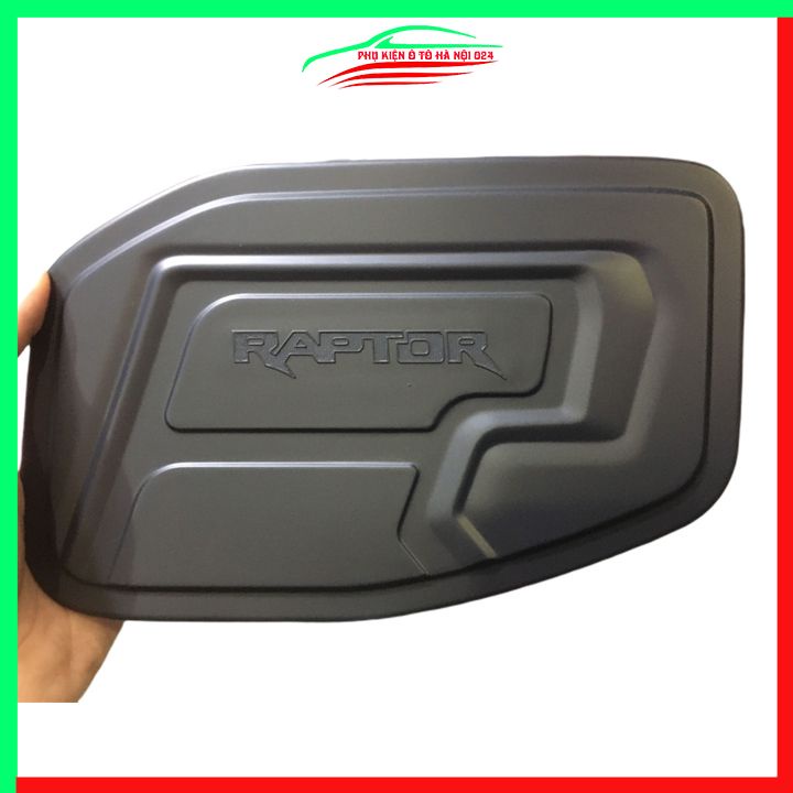 Ốp nắp xăng Ranger Raptor 2021 nhựa đen bảo vệ chống trầy trang trí ô tô