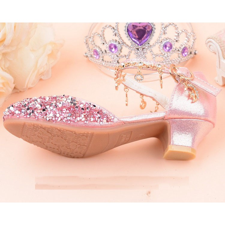 Giày Cao Gót Công Chúa Mùa Hè 2020 Cho Bé Gái