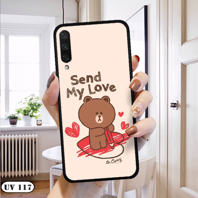 Ốp lưng điện thoại Xiaomi Mi A3 - lưng nhám viền dẻo