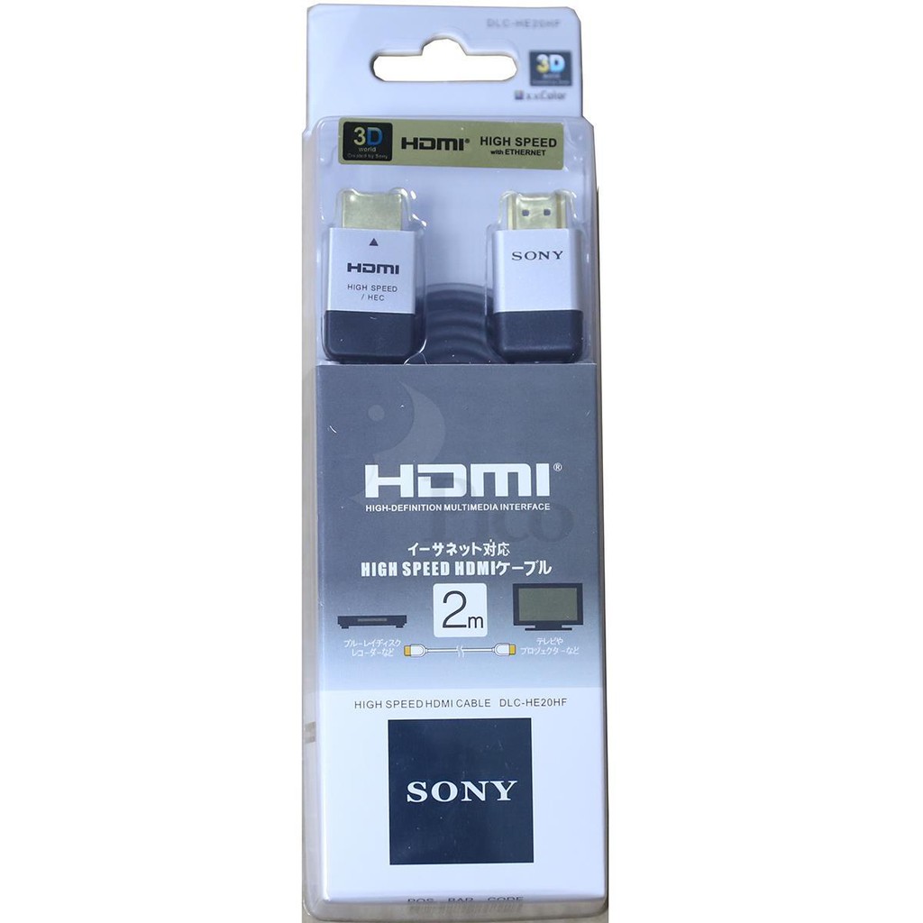 Cáp HDMI chuẩn 1.4 SONY dài 2M