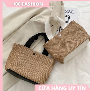 Túi Xách Nữ 💖FREE SHIP💖 Túi Cầm Tay- Túi Cối Đi Biển Siêu Hot Quảng Châu [Mẫu Mới 2021]