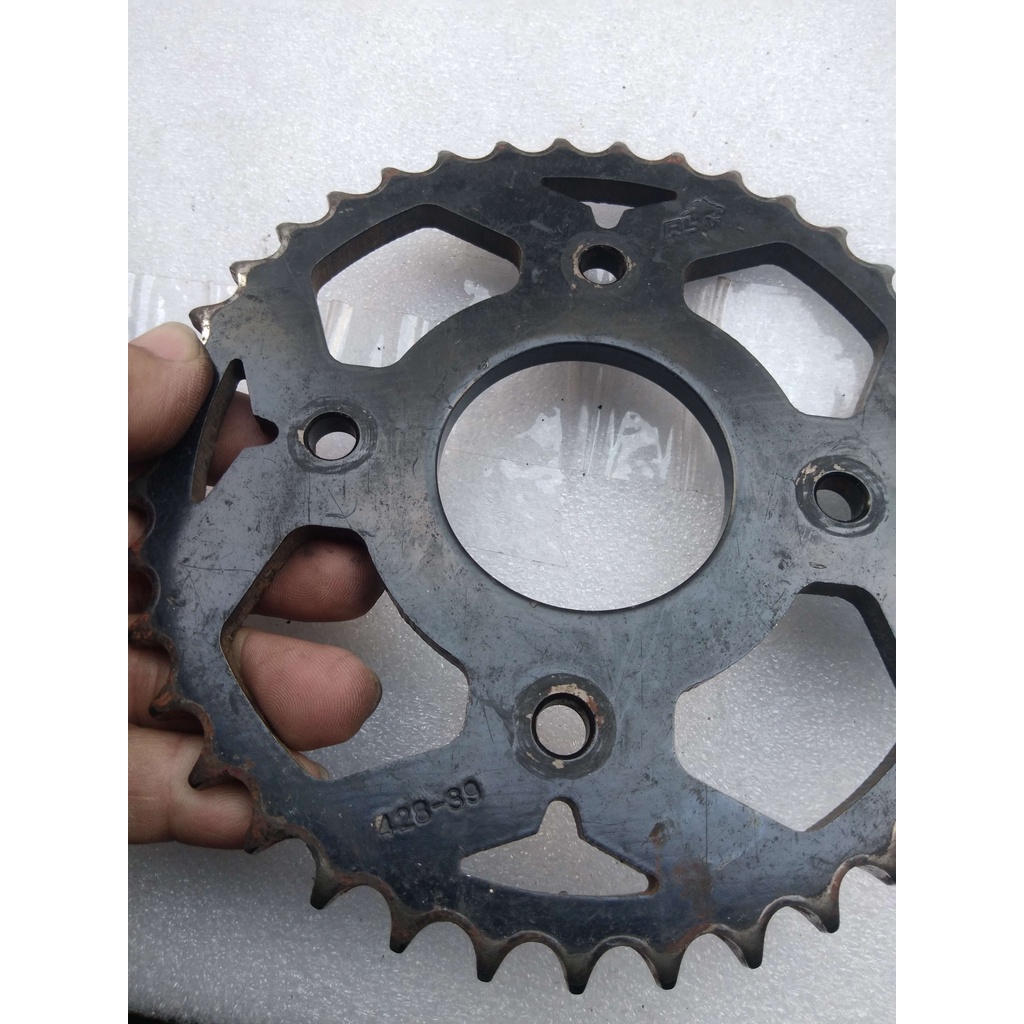 Bộ Nhông Sên Dĩa xe Satria, Raider 150 (hàng xài lướt hơn 95%)