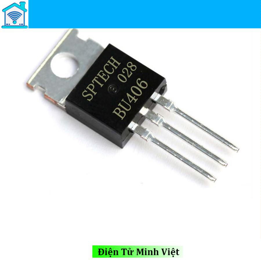 Sản phẩm Transistor BU406 TO-220 NPN 7A 200V