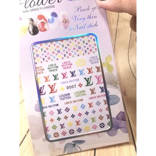 STICKER dán móng mã số 136