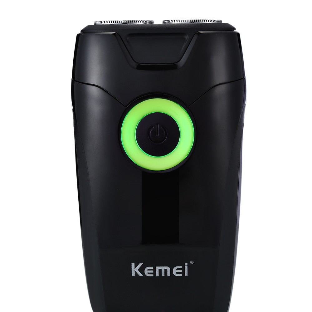 Máy cạo râu điện mini Kemei KM-202A lưỡi dao nổi chuyên dụng có thể sạc lại cho nam giới