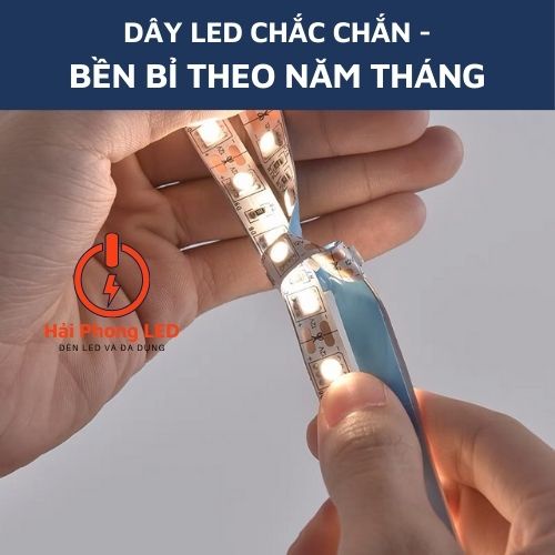 Cuộn Led Dây Dán 10M 24V 120 Led/m 2835 Led Dán Siêu Sáng Siêu Bền Giá Rẻ Loại Tốt Trang Trí Tủ Bếp, Kệ Trưng Bày