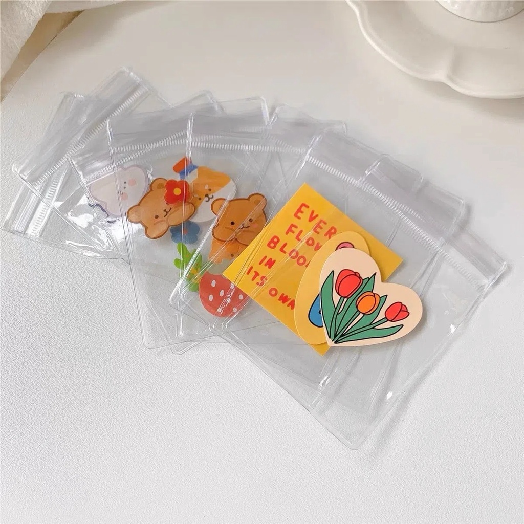 Túi Đựng Trang Sức Bằng PVC Trong Suốt Chống Oxy Hóa Họa Tiết Hoạt Hình Dễ Thương