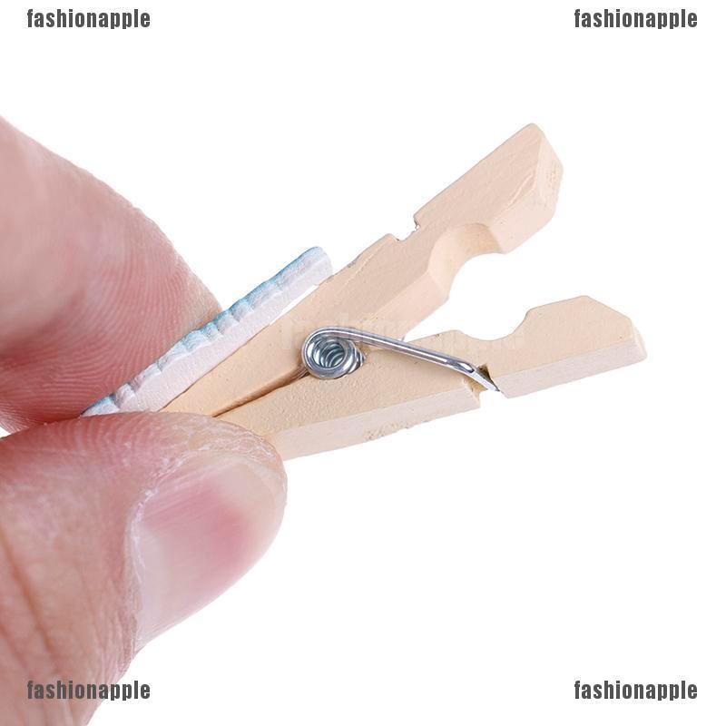 Favn Set 10 Kẹp Gỗ Treo Ảnh Hình Lạc Đà Xương Rồng Alpaca Llamas Hawaiian Kèm Dây Treo