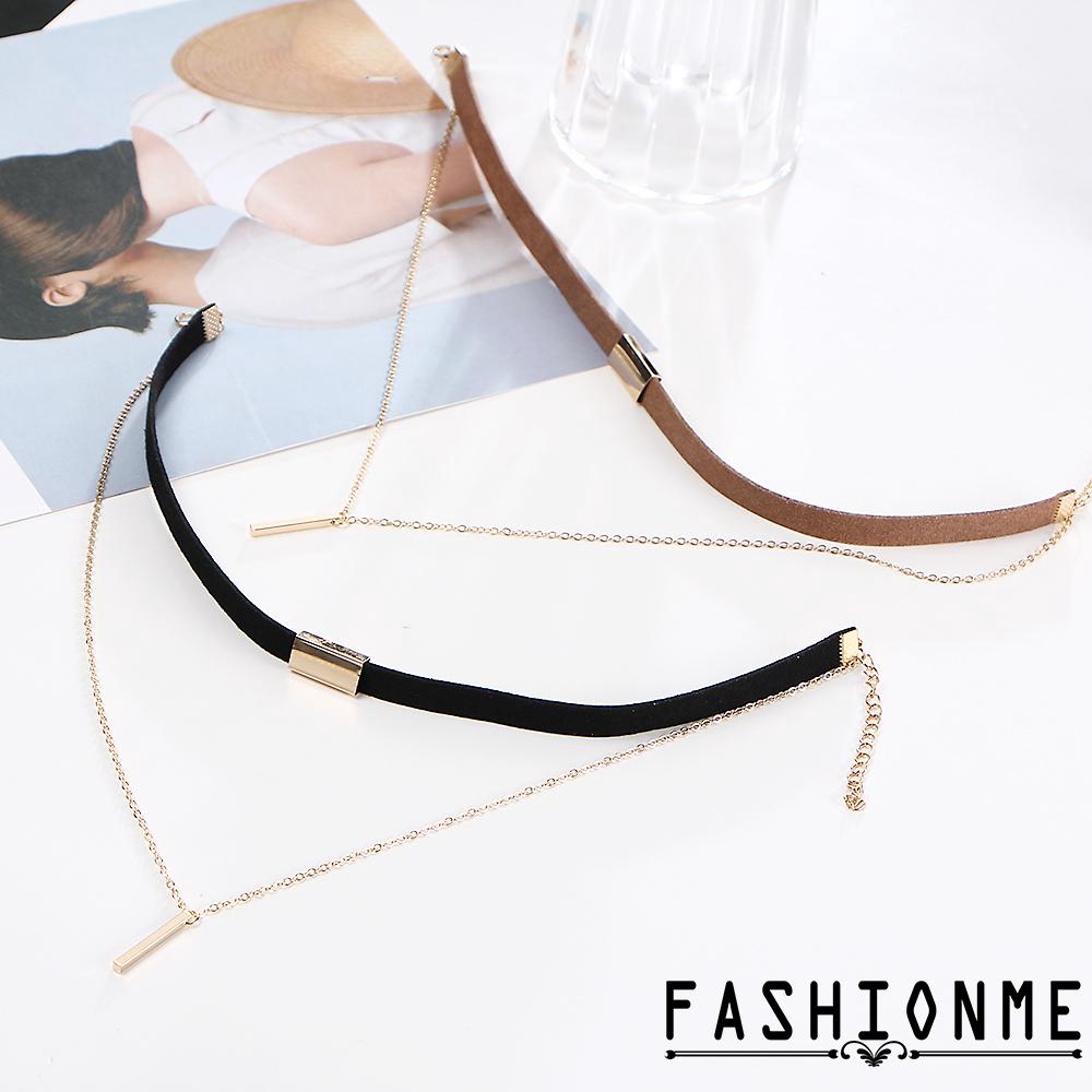 Vòng cổ choker mạ vàng thời trang